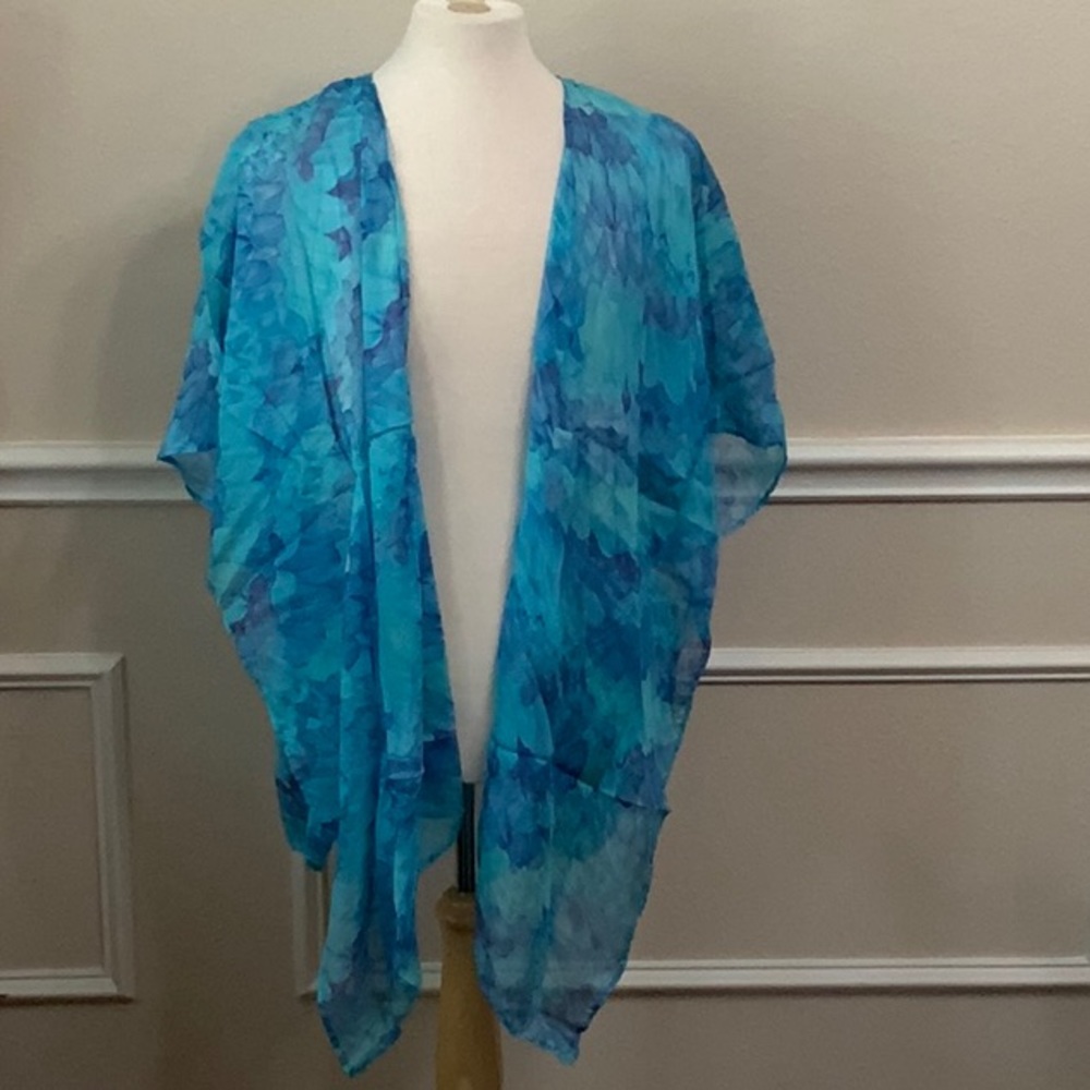 Lisa Blue WINGED ONES Cape - Celestial Blue